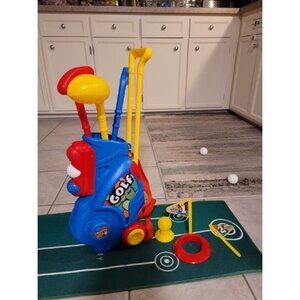 Toddler Golf Set with Putting Mat for 2 3 4 5 Years Old Boys Girls